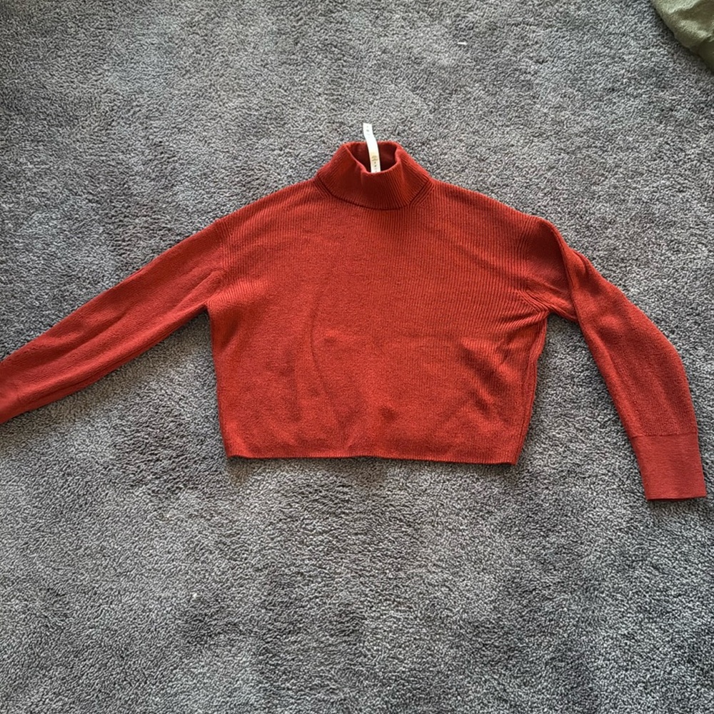 Lululemon Merino Wool-Blend Ribbed Turtleneck Sweater